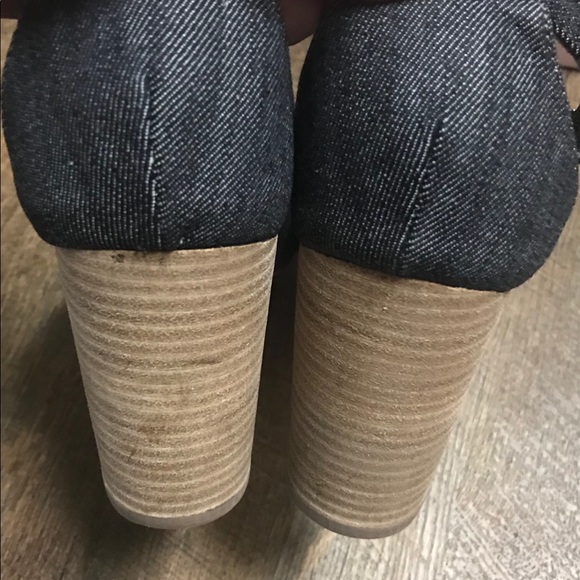Denim Heels size 10 - Picture 8 of 8